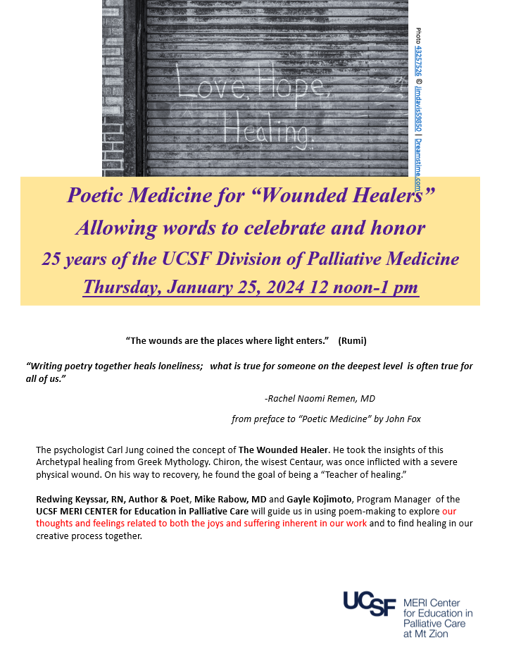 Poetic Medicine flyer
