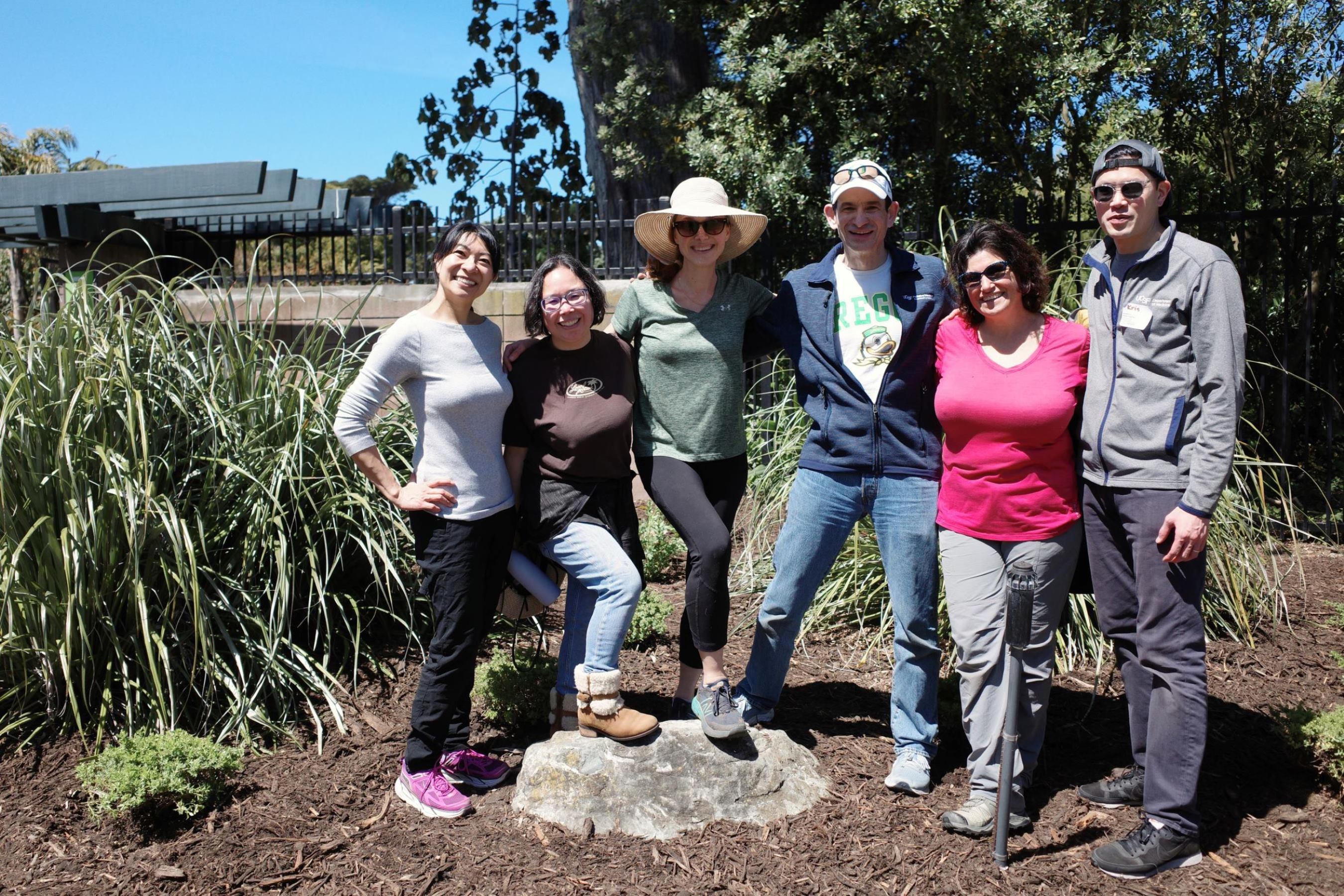 Volunteer day at San Francisco Botanical Gardens