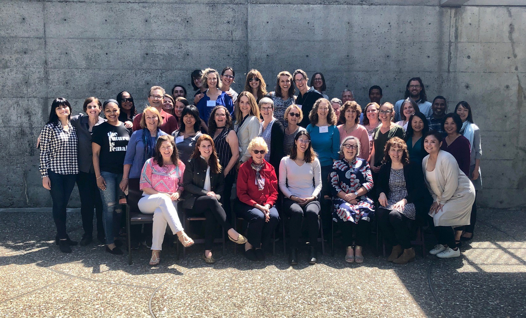 Practice PC Cohort 2018-2019 outside at Ferngrove